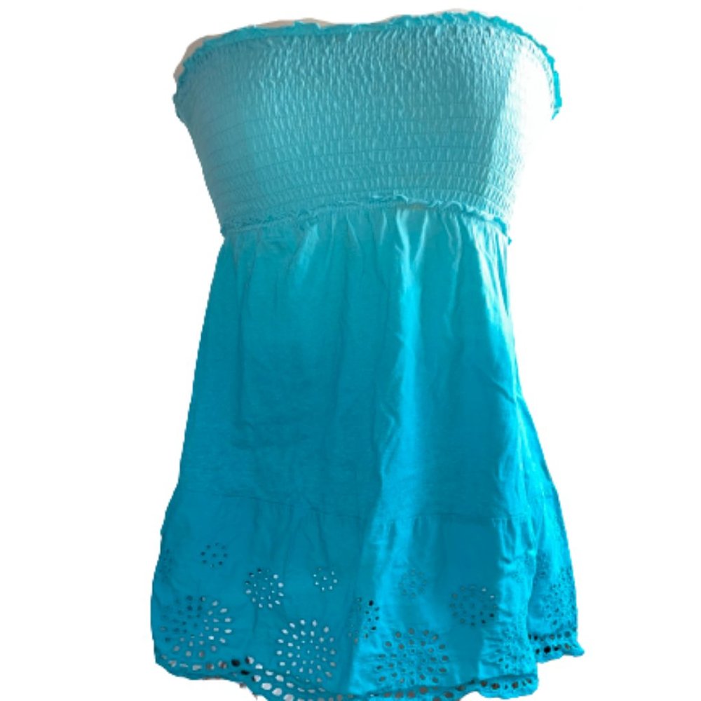 Ombre Blue Tube Top